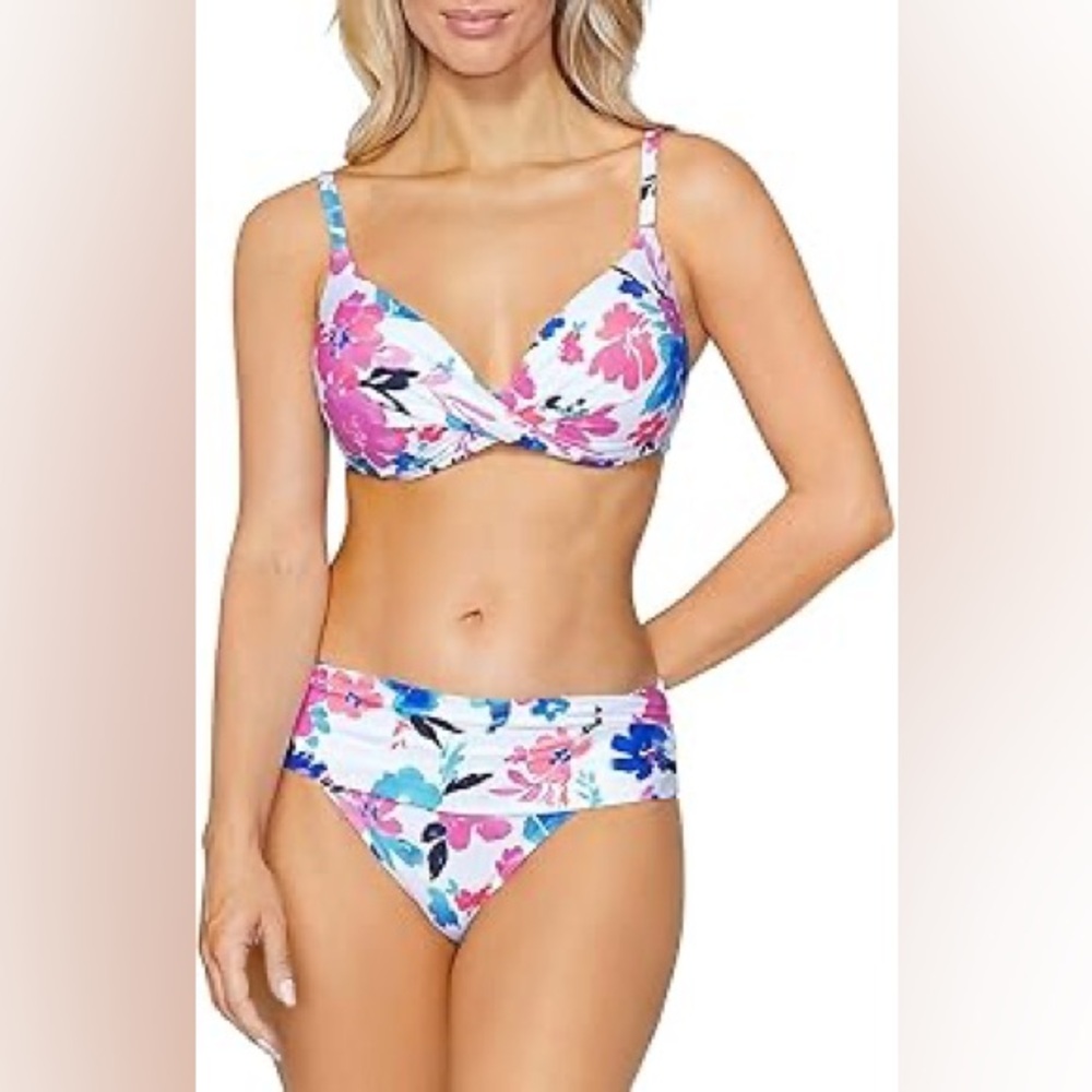 Floral Print Women's Swimwear Bikini Set NWOT